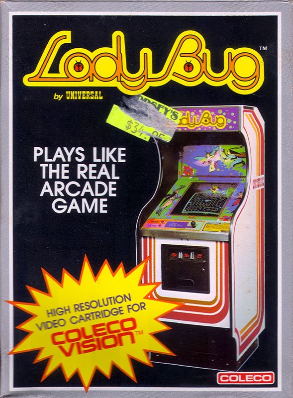 Lady Bug [CBS] box art for Intellivision